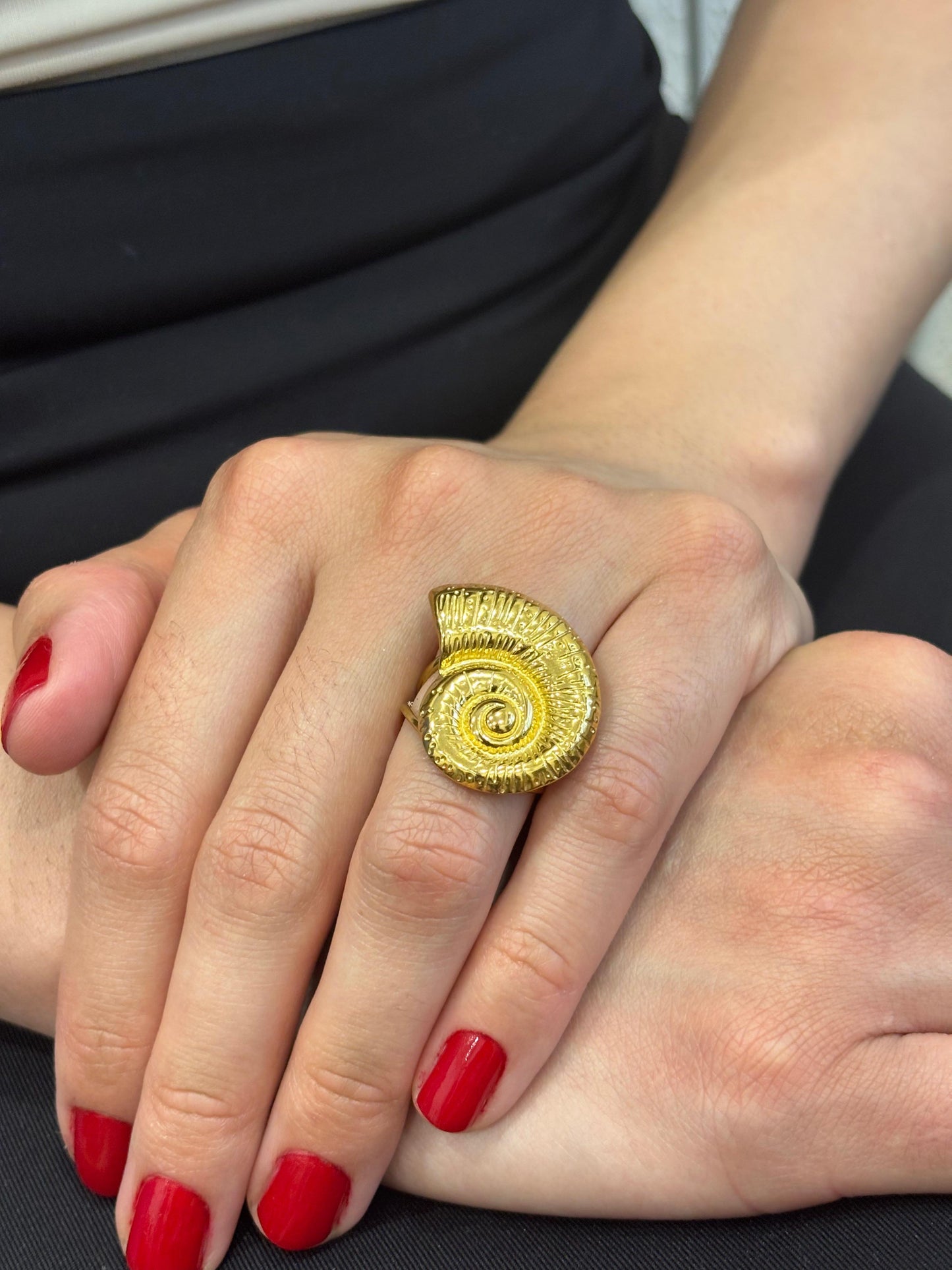 Anillo Caracol de Mar