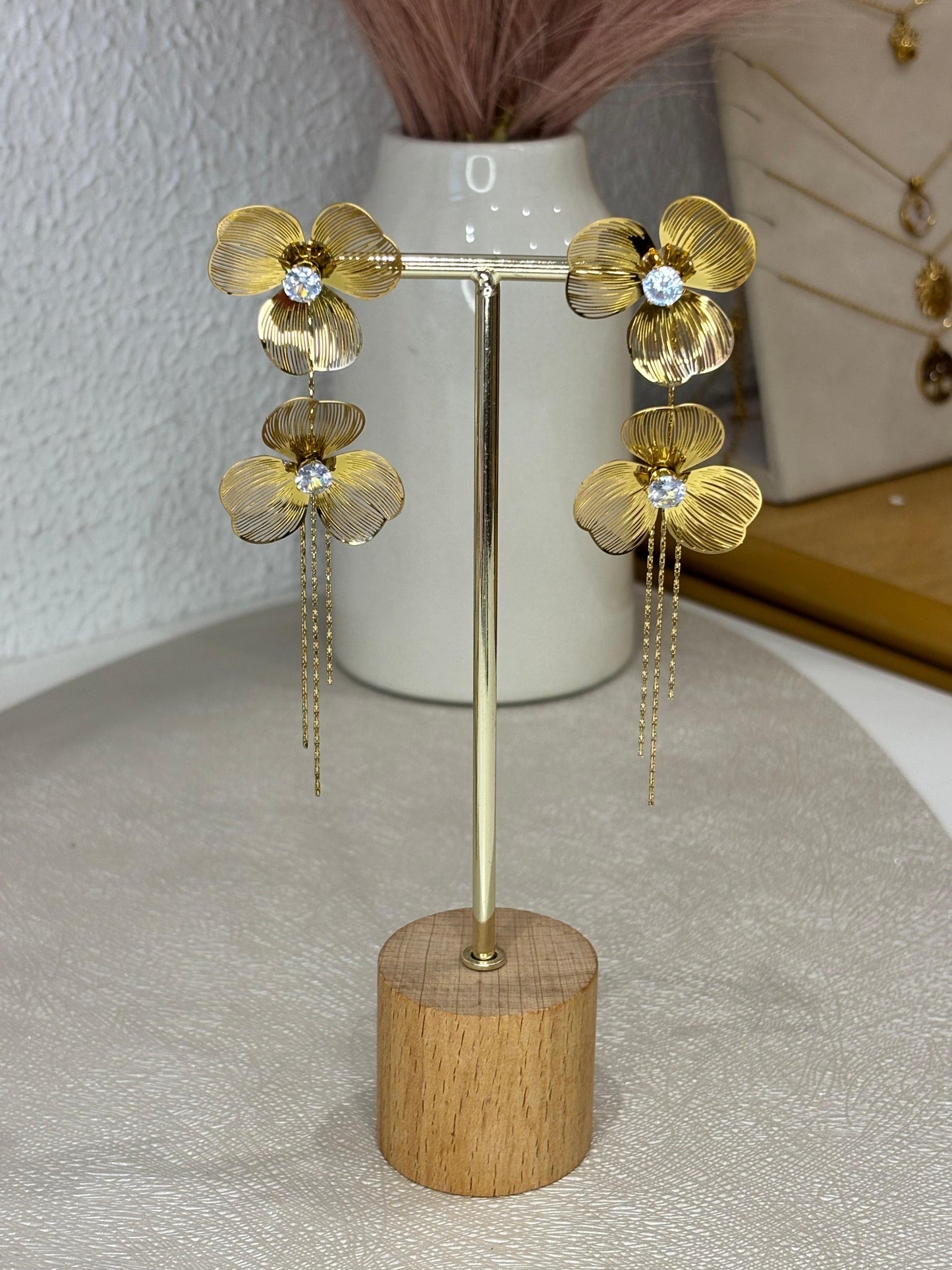Pendientes Flores