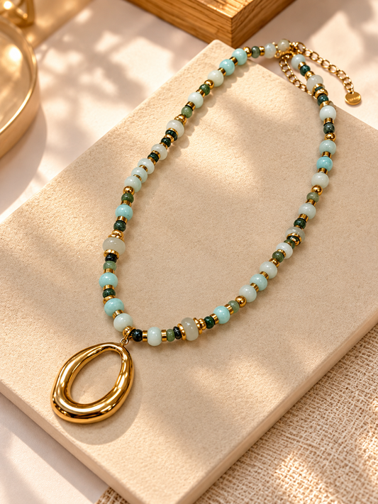 Collar Aura Turquesa