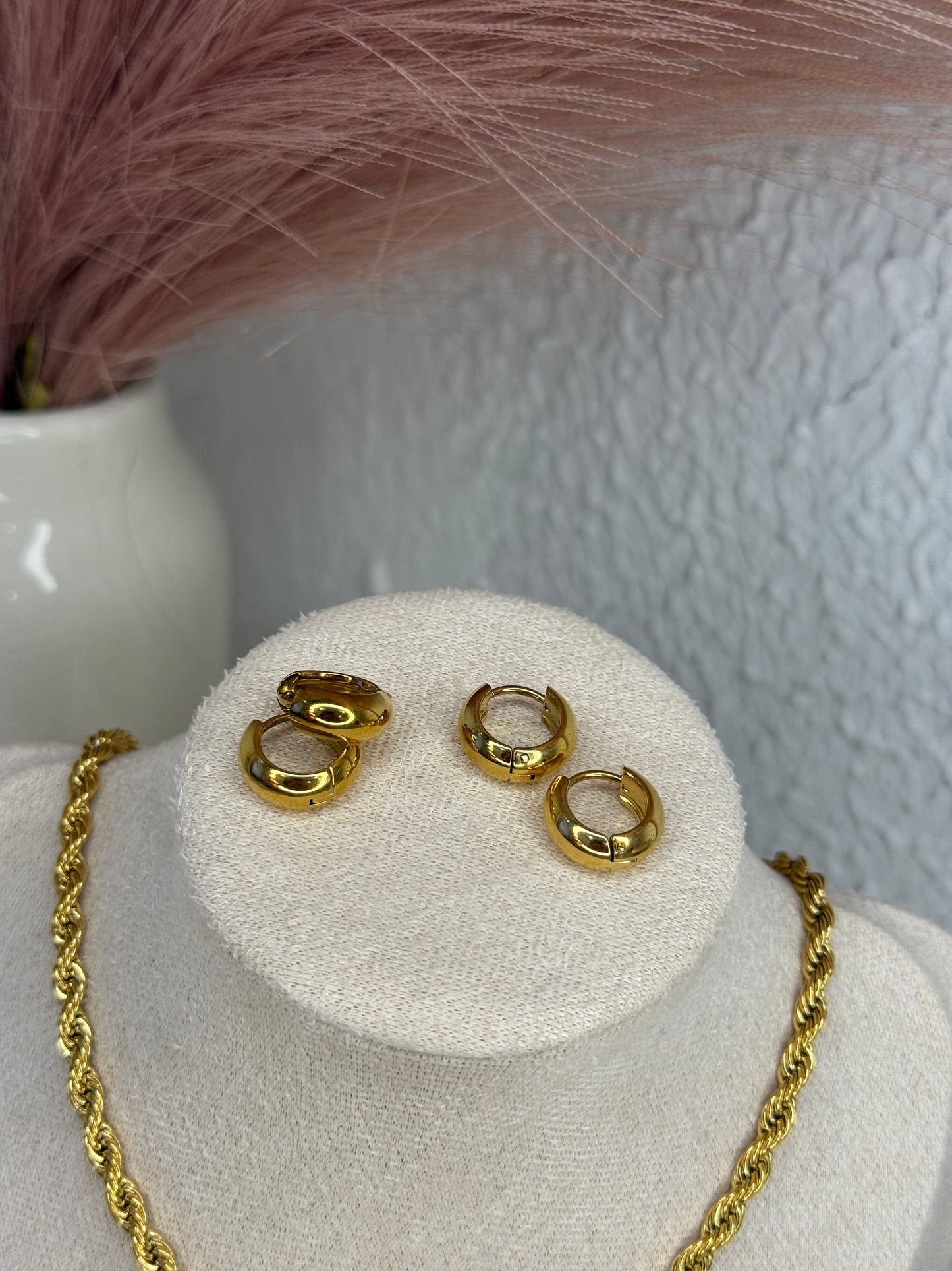 Argollas Mini Doradas