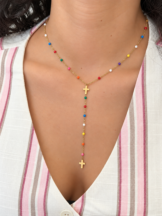 Collar Rosario de Cruz