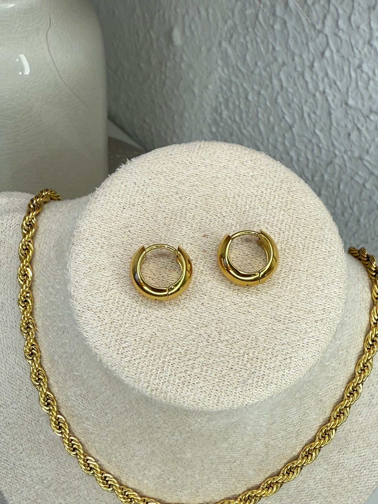 Argollas Mini Doradas